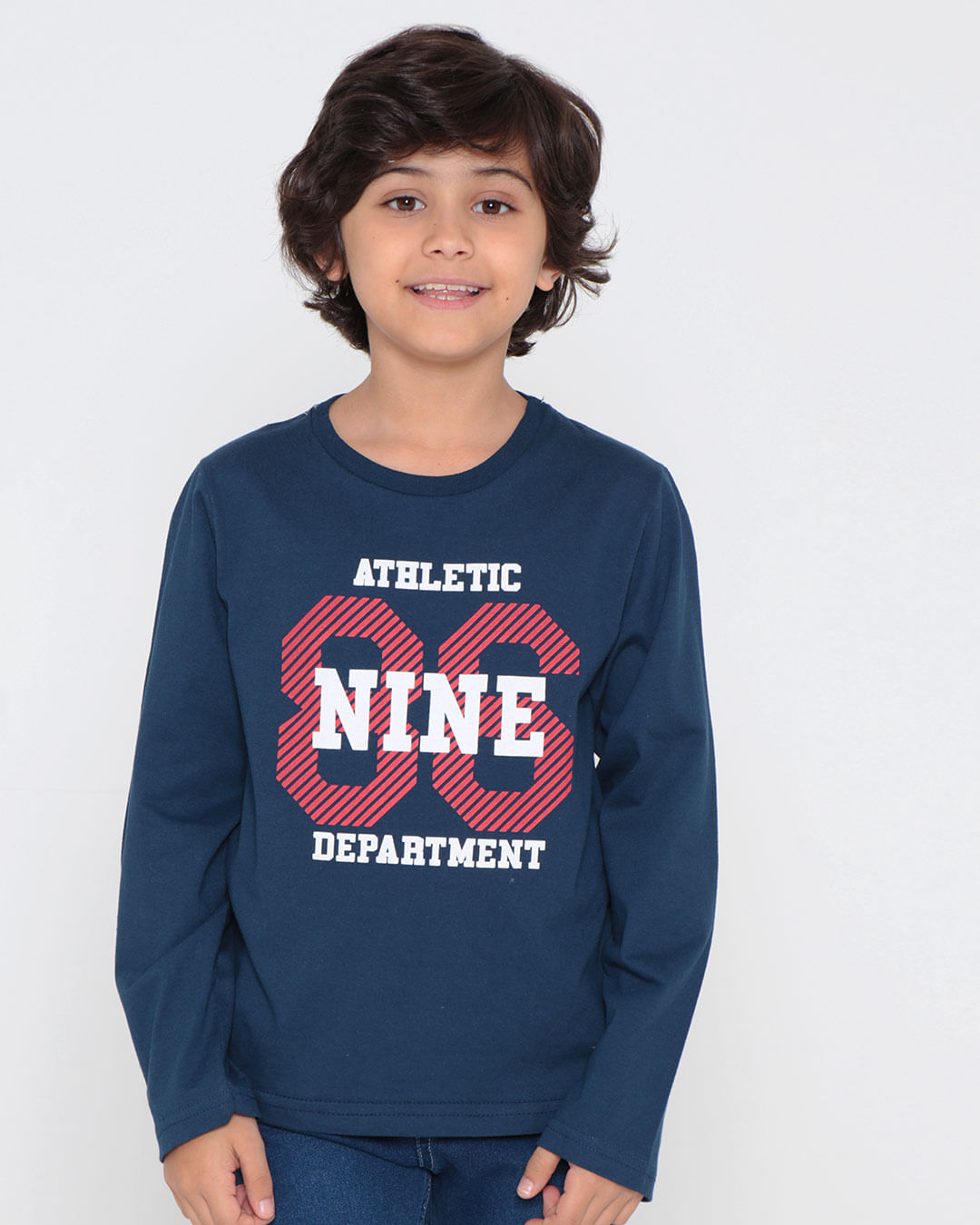 Camiseta-infantil-Athletic-Nine-Marinho