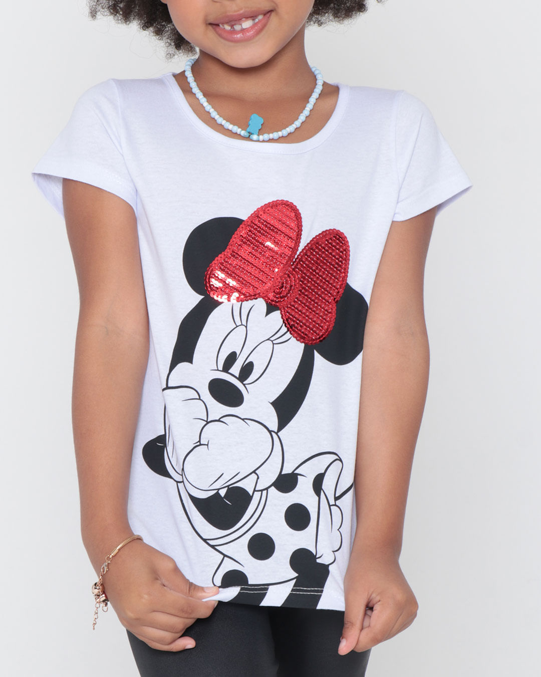 Blusa-Infantil-Disney-Minnie-Branca