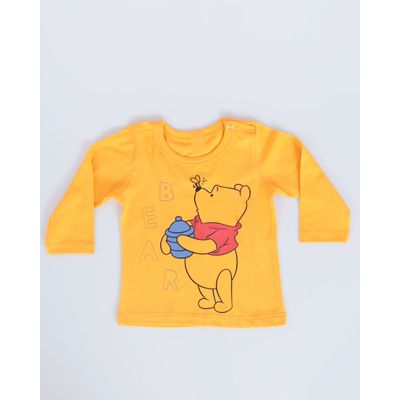 Camiseta-Bebe-Disney-Pooh-Amarelo-Medio