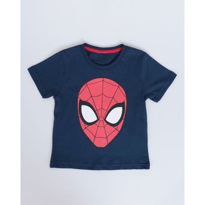 Camiseta-Bebe-Marvel-Spider-Man-Marinho