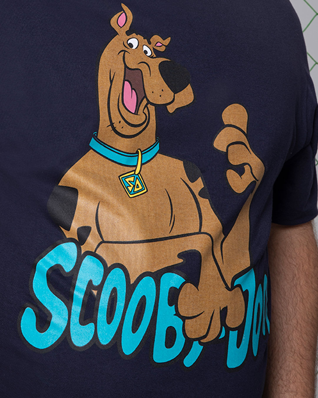 Camiseta-Masculina-Plus-Size-Scooby-Doo-Marinho