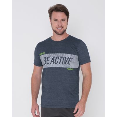 Camiseta-Masculina-Fitness-Be-Active-Cinza-Escuro