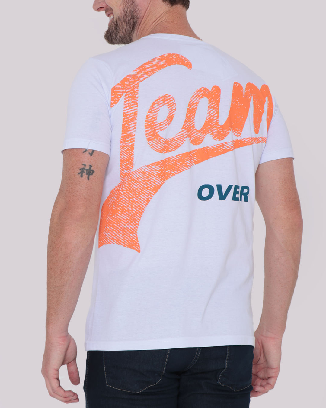 Camiseta-Masculina-Estampa-Team-Branca