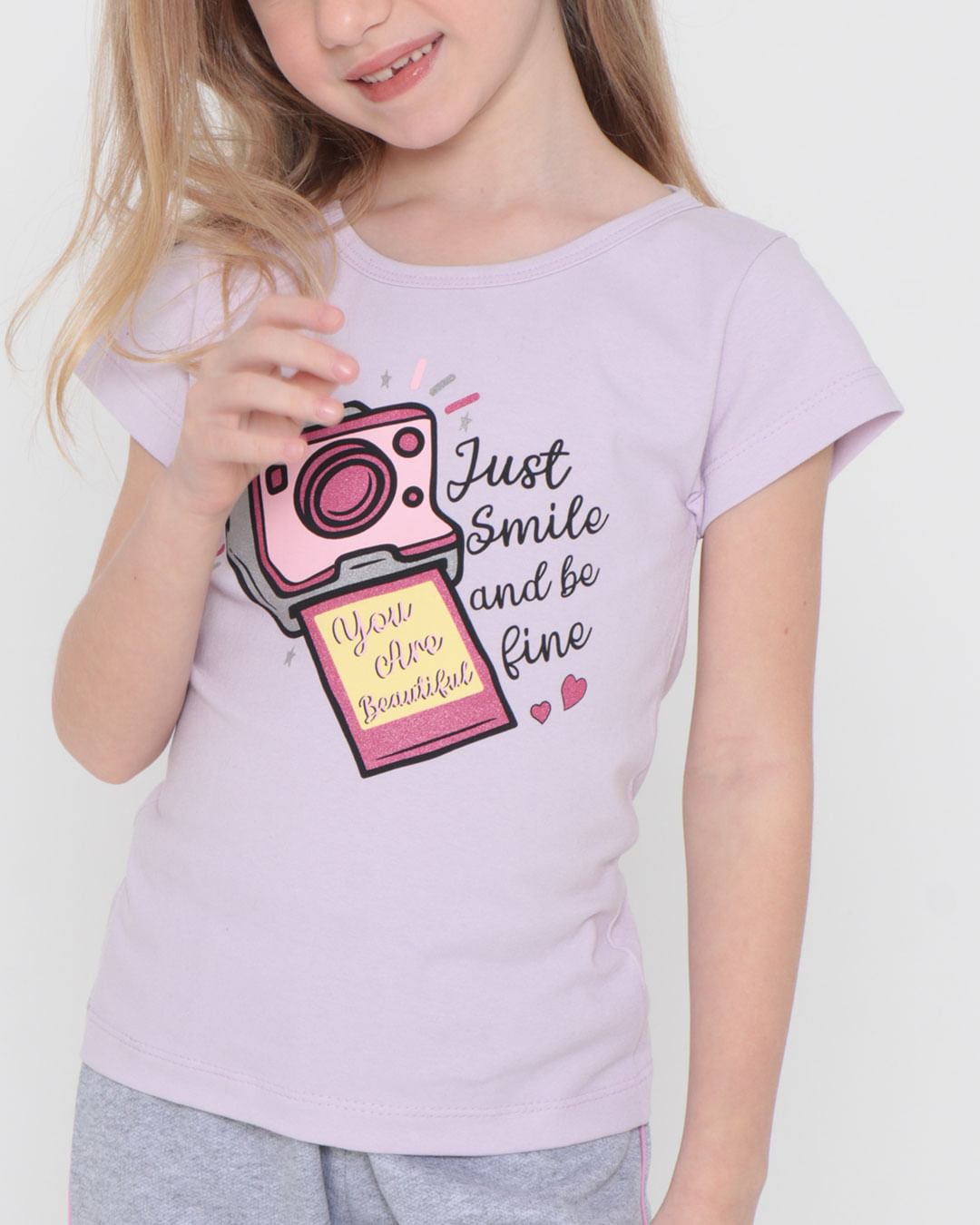 Blusa-Infantil-You-Are-Beautiful-Lilas-Claro