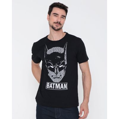 Camiseta-Masculina-Batman-Liga-Da-Justica-Preta