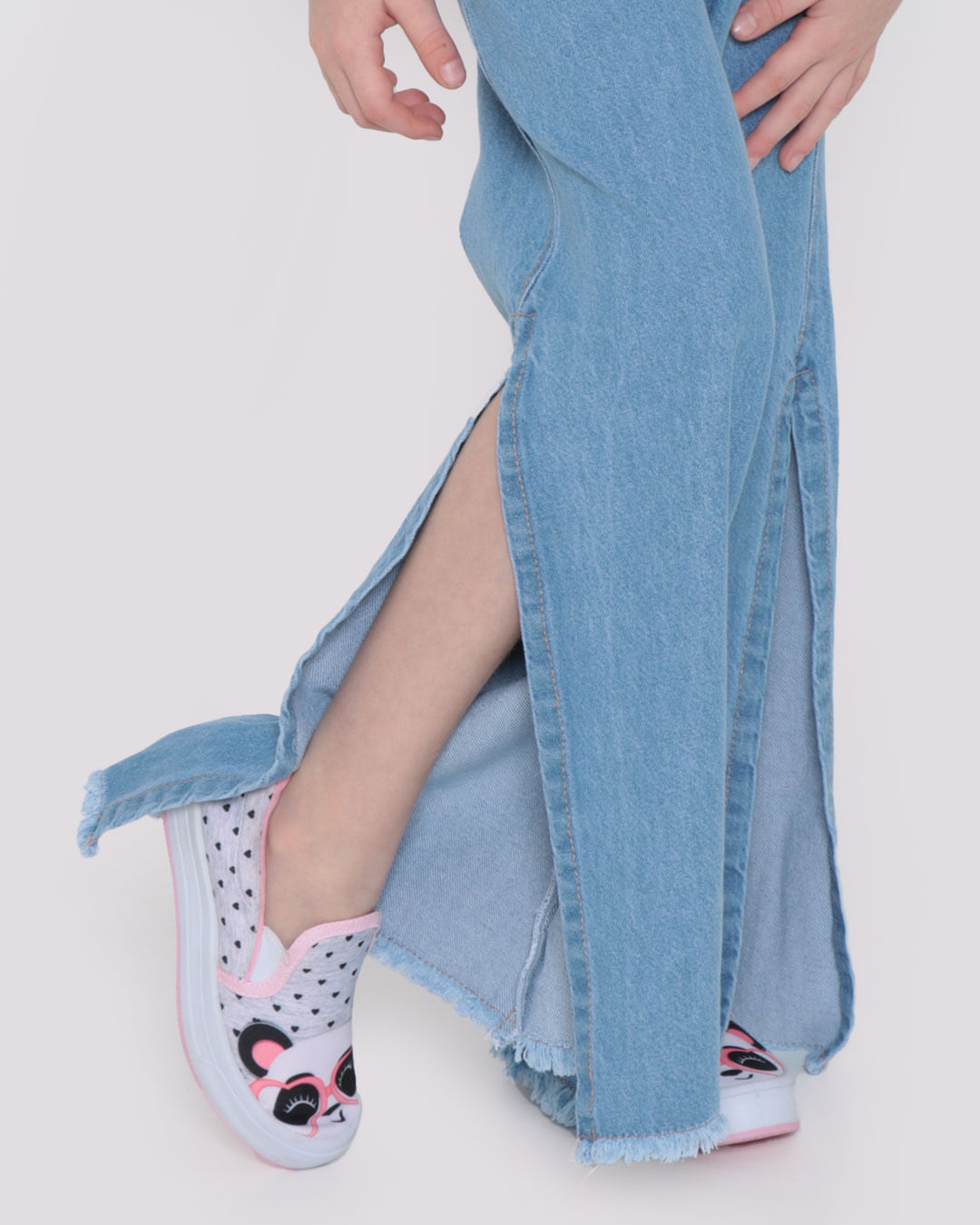 Calca-Jeans-Wide-Leg-Infantil-Fenda-Azul-Claro