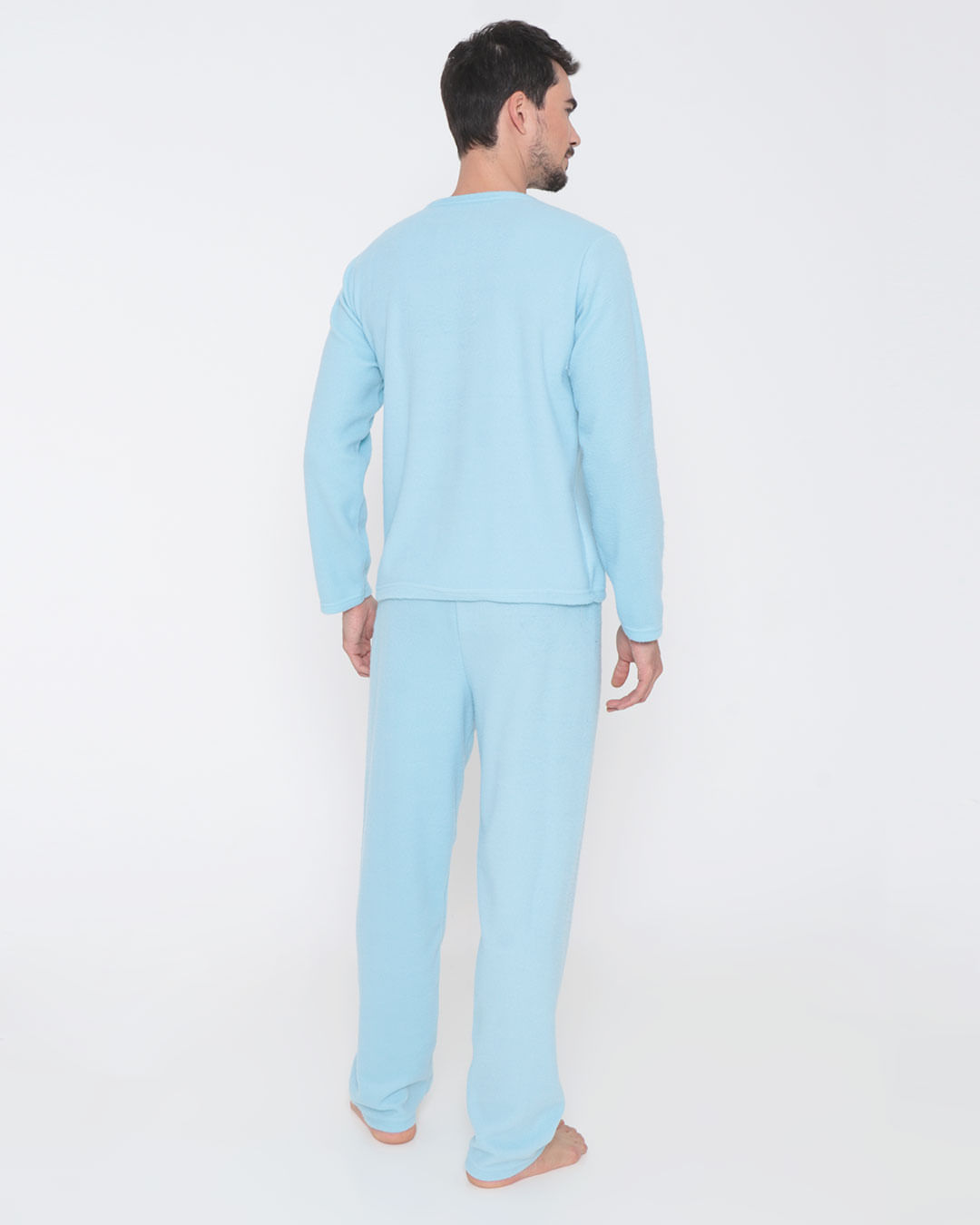 Pijama-Masculino-Gola-V-Soft-Azul-Claro