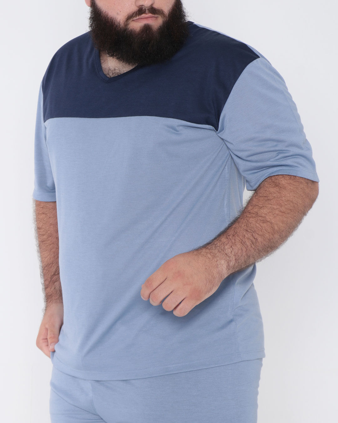 Pijama-Masculino-Plus-Size-Recortes-Azul-Escuro