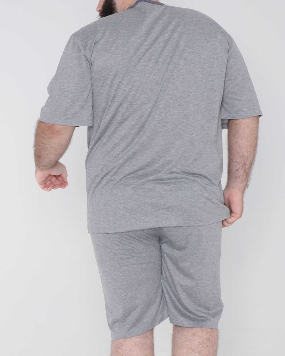 Pijama-Masculino-Plus-Size-Recortes-Mescla-Claro