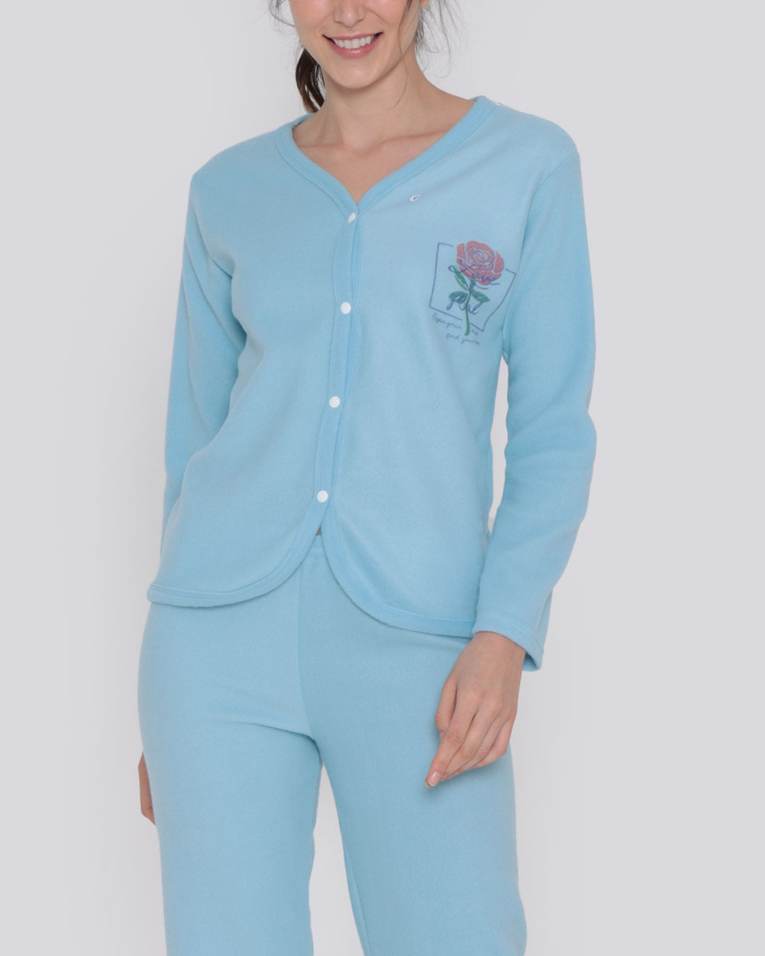 Pijama-Feminino-Longo-Soft-Azul-Claro