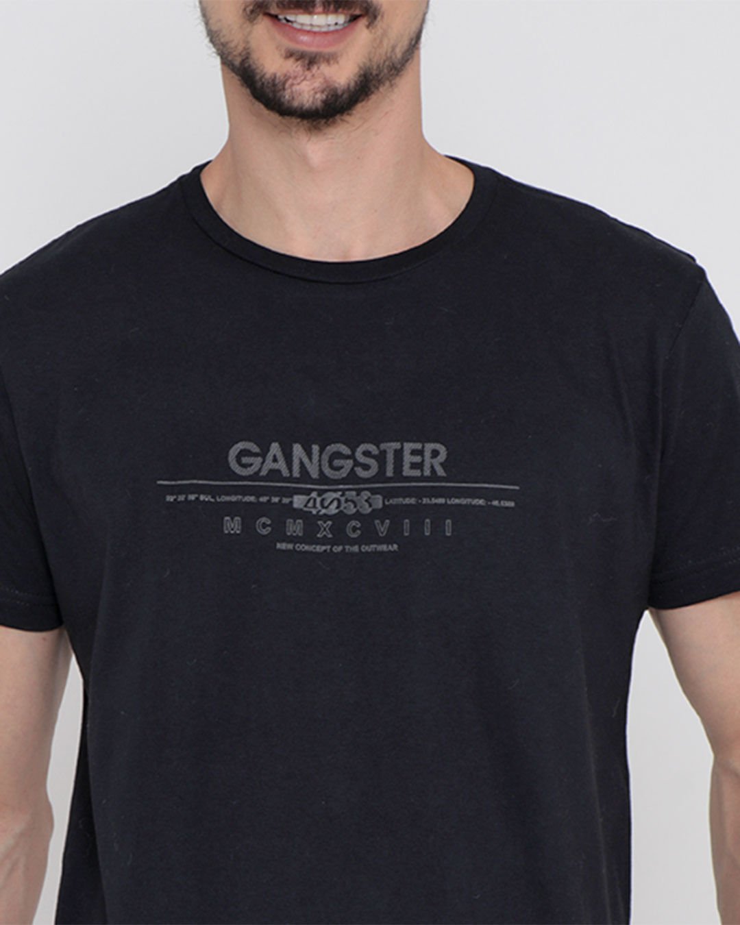 Camiseta-Masculina-Gangster-Preta