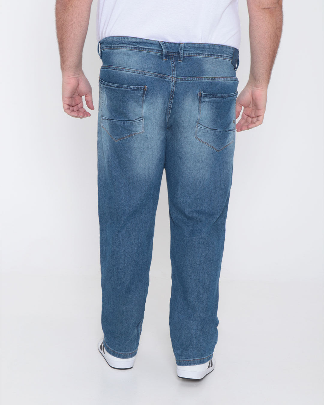 Calca-Jeans-Masculina-Plus-Size-Reta-Gangster-Azul