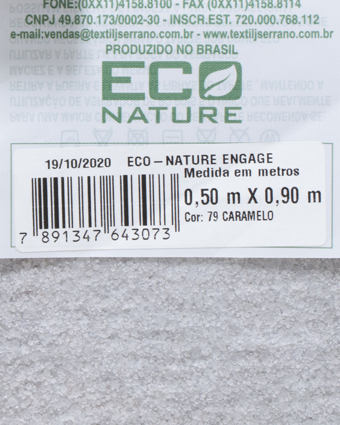 Tapete-50cmx-90cm-Eco-Nature-Floral-Bege-Claro