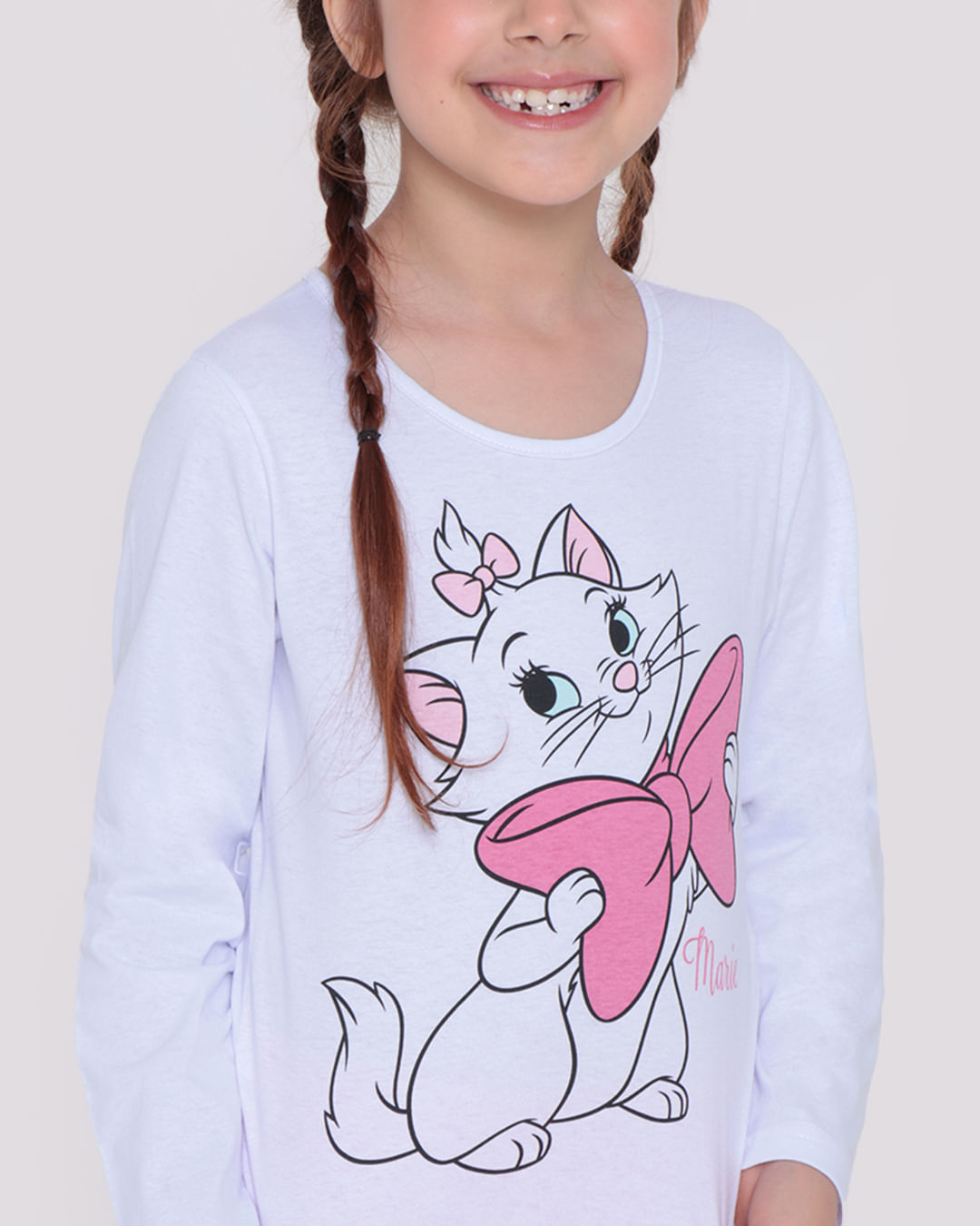Pijama-Infantil-Longo-Marie-Disney-Branco