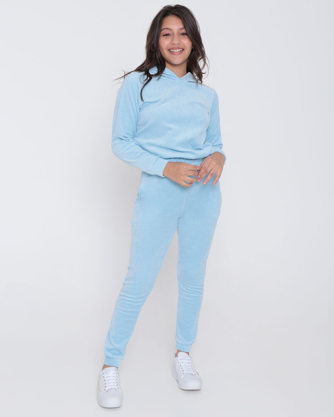 Calca-Juvenil-Jogger-Plush-Azul-Claro