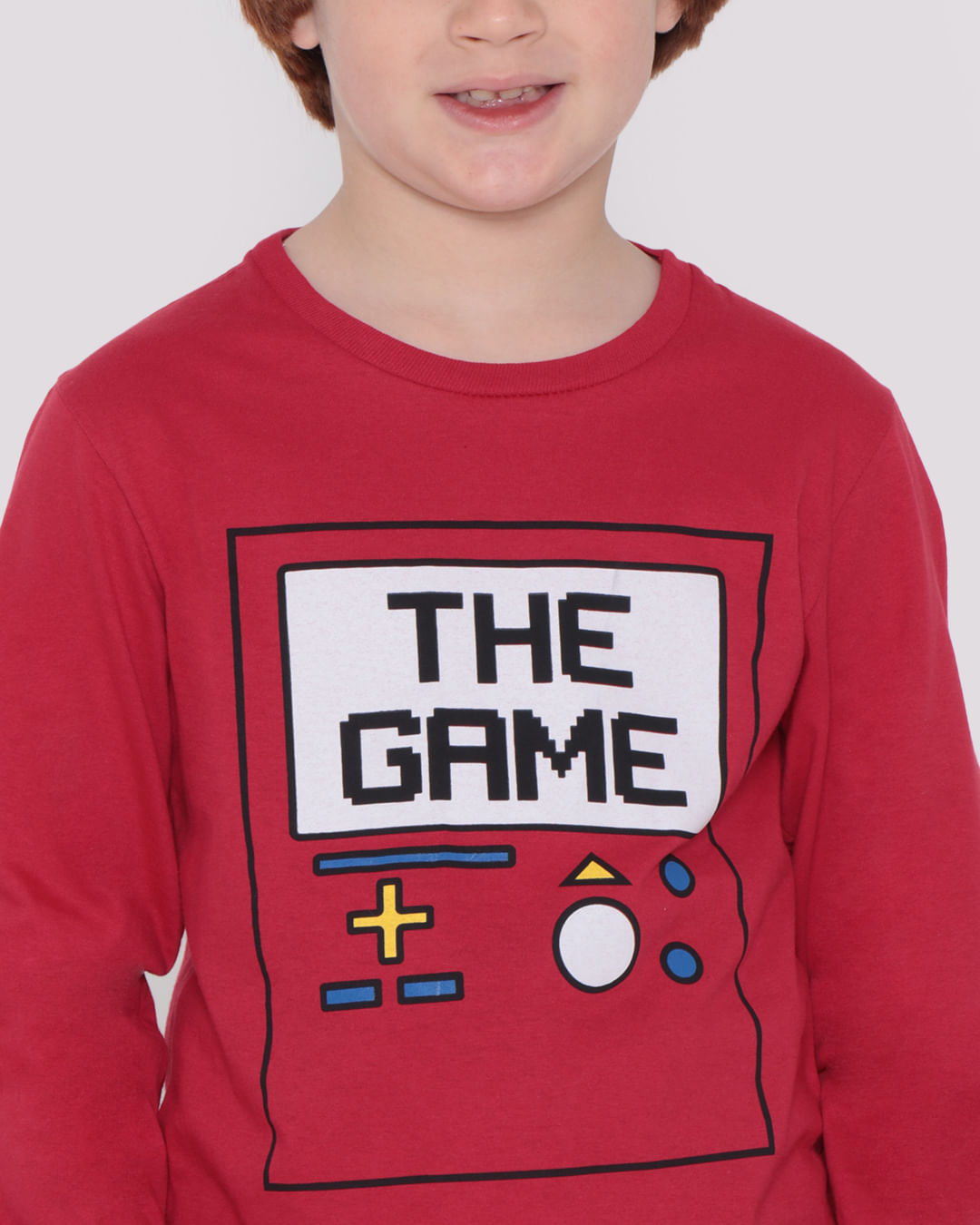 Camiseta-Infantil-The-Game-Vermelha