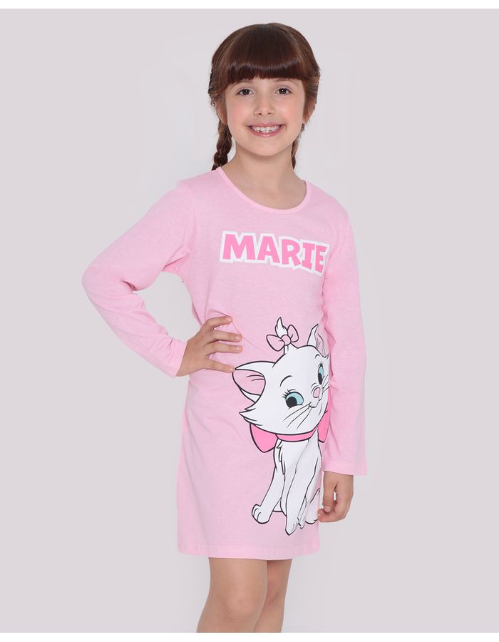 Camisola-Infantil-Marie-Disney-Rosa-Claro