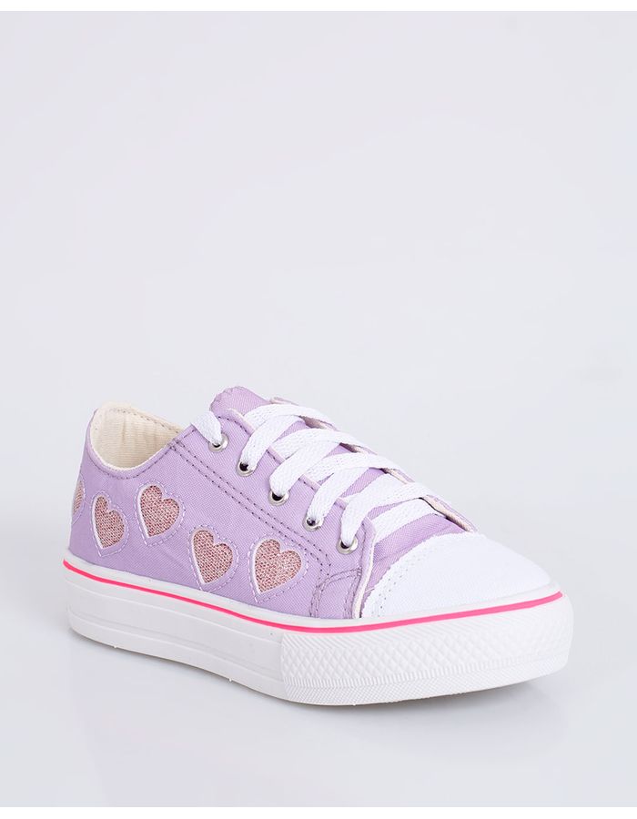 Tenis-Infantil-Flatform-Coracao-Lilas-Claro