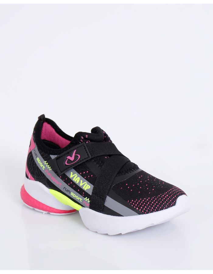 Tenis-Infantil-Com-Velcro-Neon-Preto