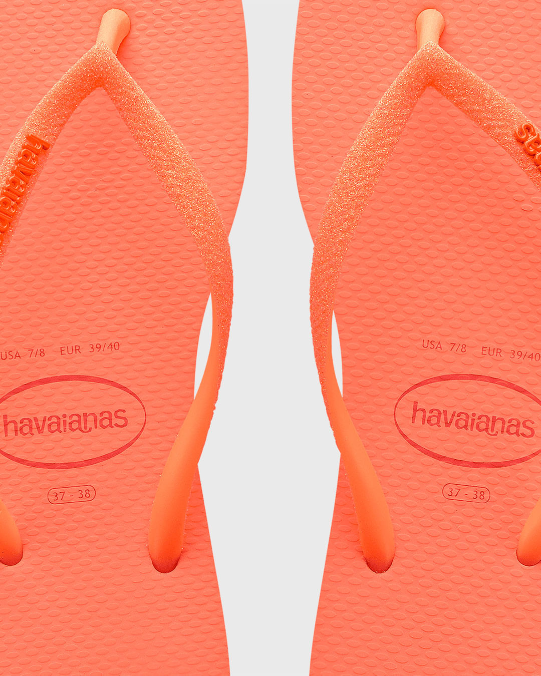 Chinelo-Havaianas-Feminino-Slim-Gliter-Neon-Laranja-