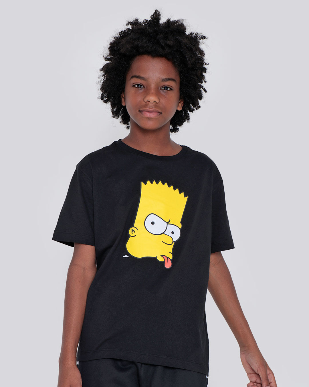 Camiseta-juvenil-Simpsons-Preta