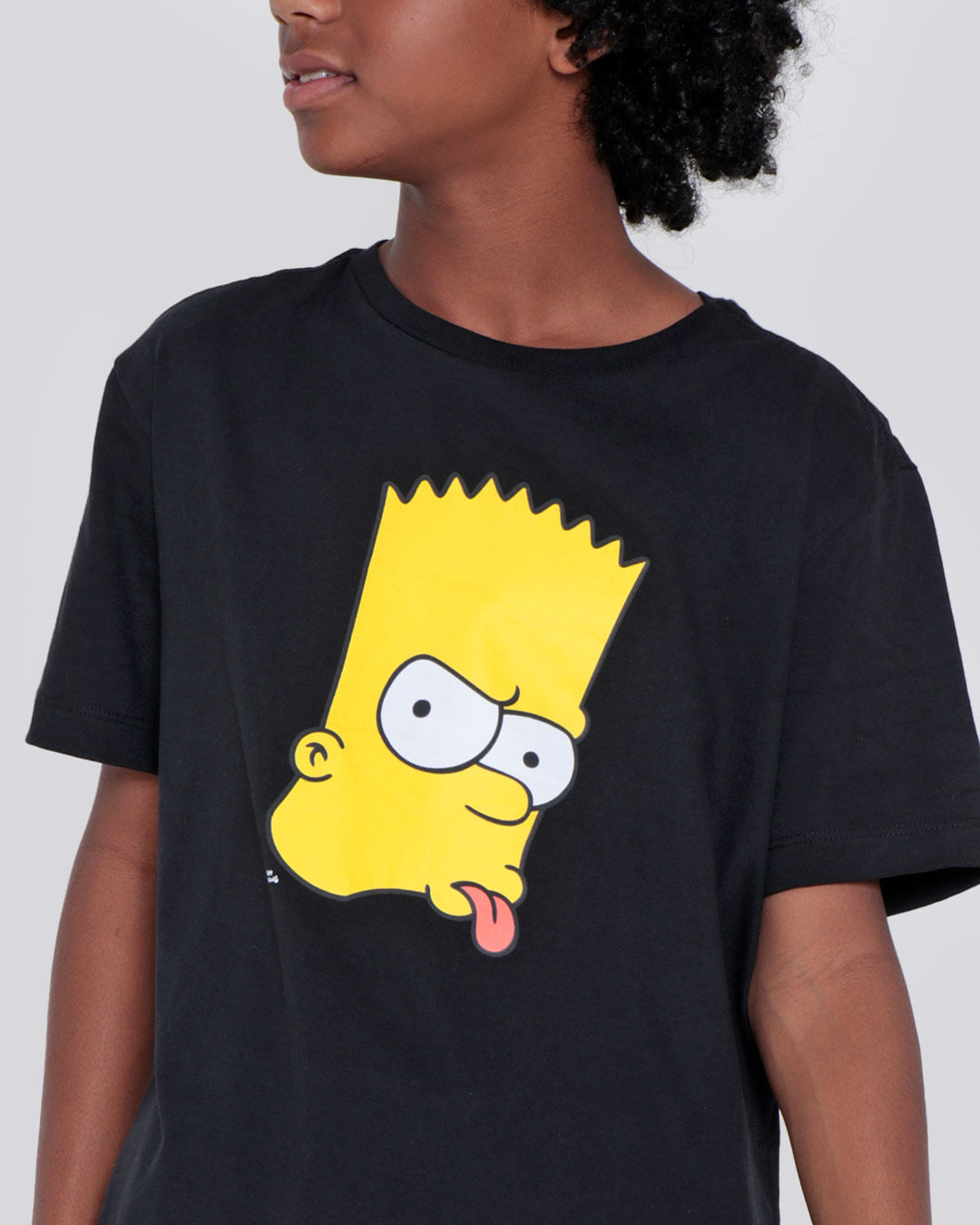 Camiseta-juvenil-Simpsons-Preta