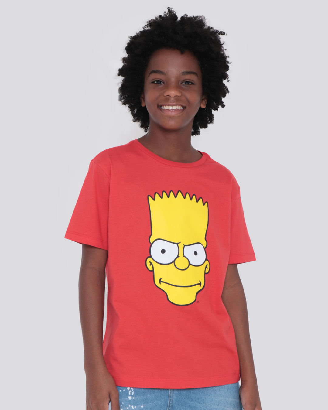 Camiseta-Juvenil-Simpsons-Vermelha
