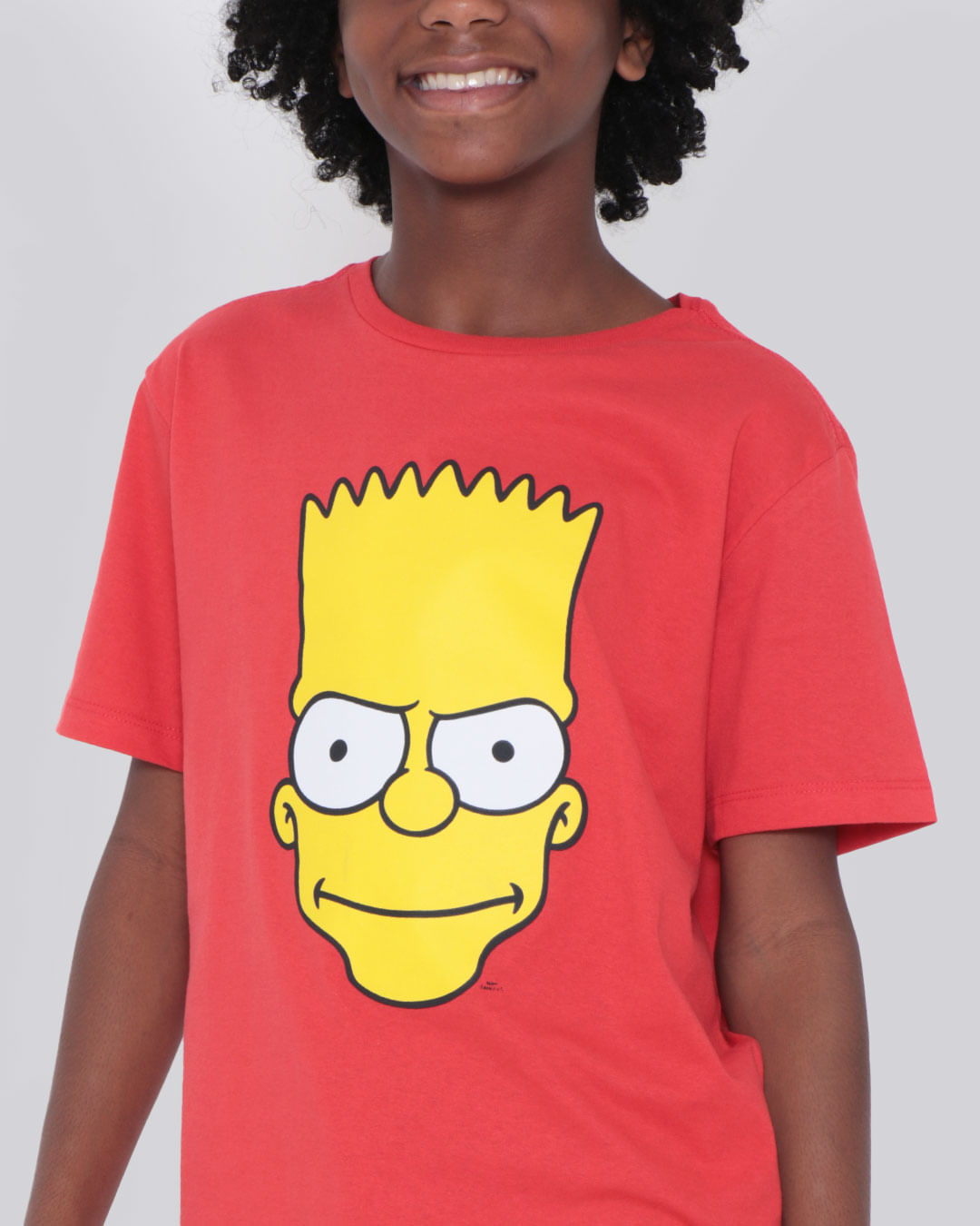 Camiseta-Juvenil-Simpsons-Vermelha