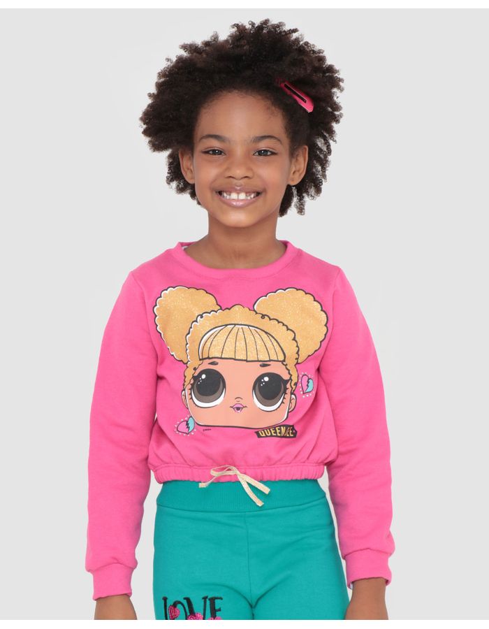 Blusa-Cropped-Infantil-LOL-Surprise-Rosa-Medio