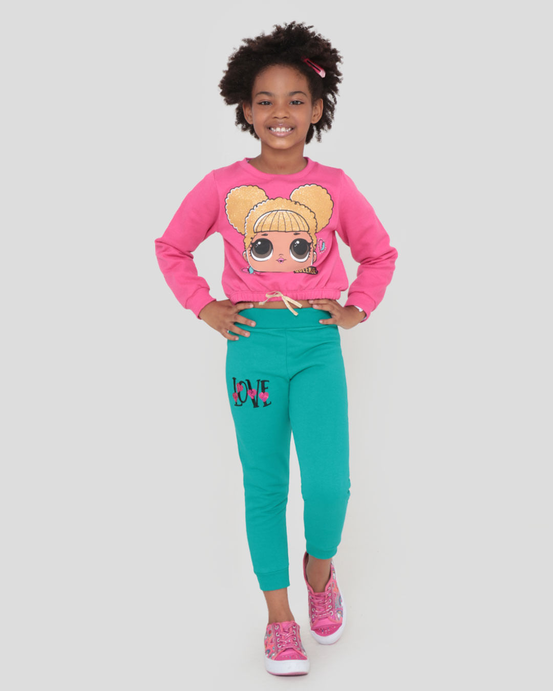 Blusa-Cropped-Infantil-LOL-Surprise-Rosa-Medio