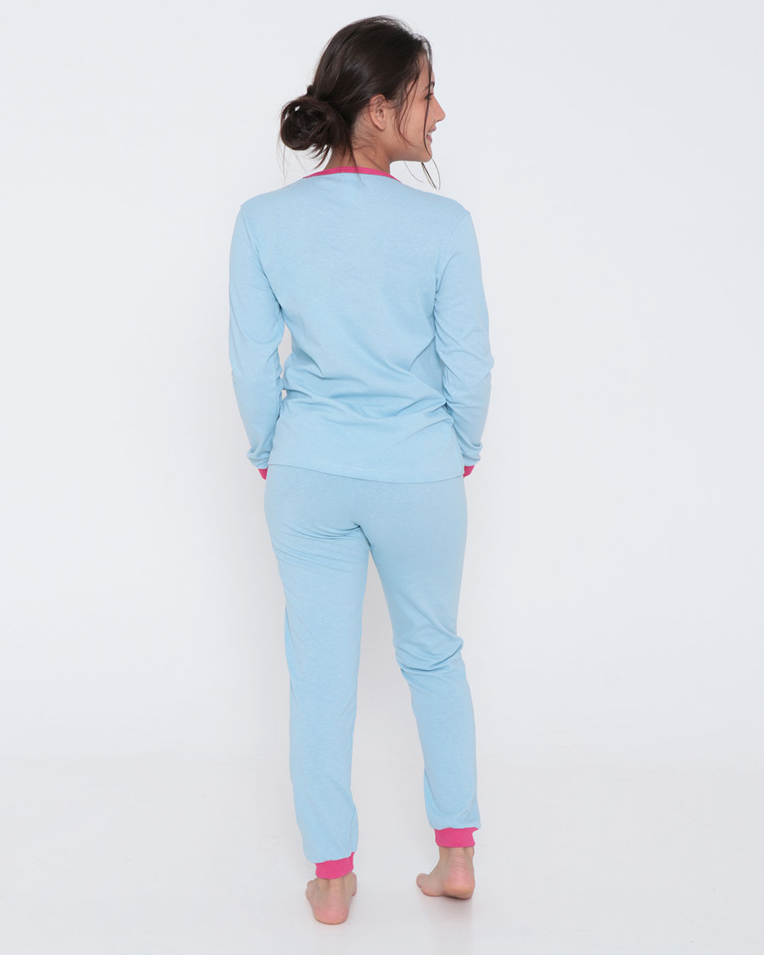 Pijama-Juvenil-Longo-Jogger-Panda-Azul-Claro