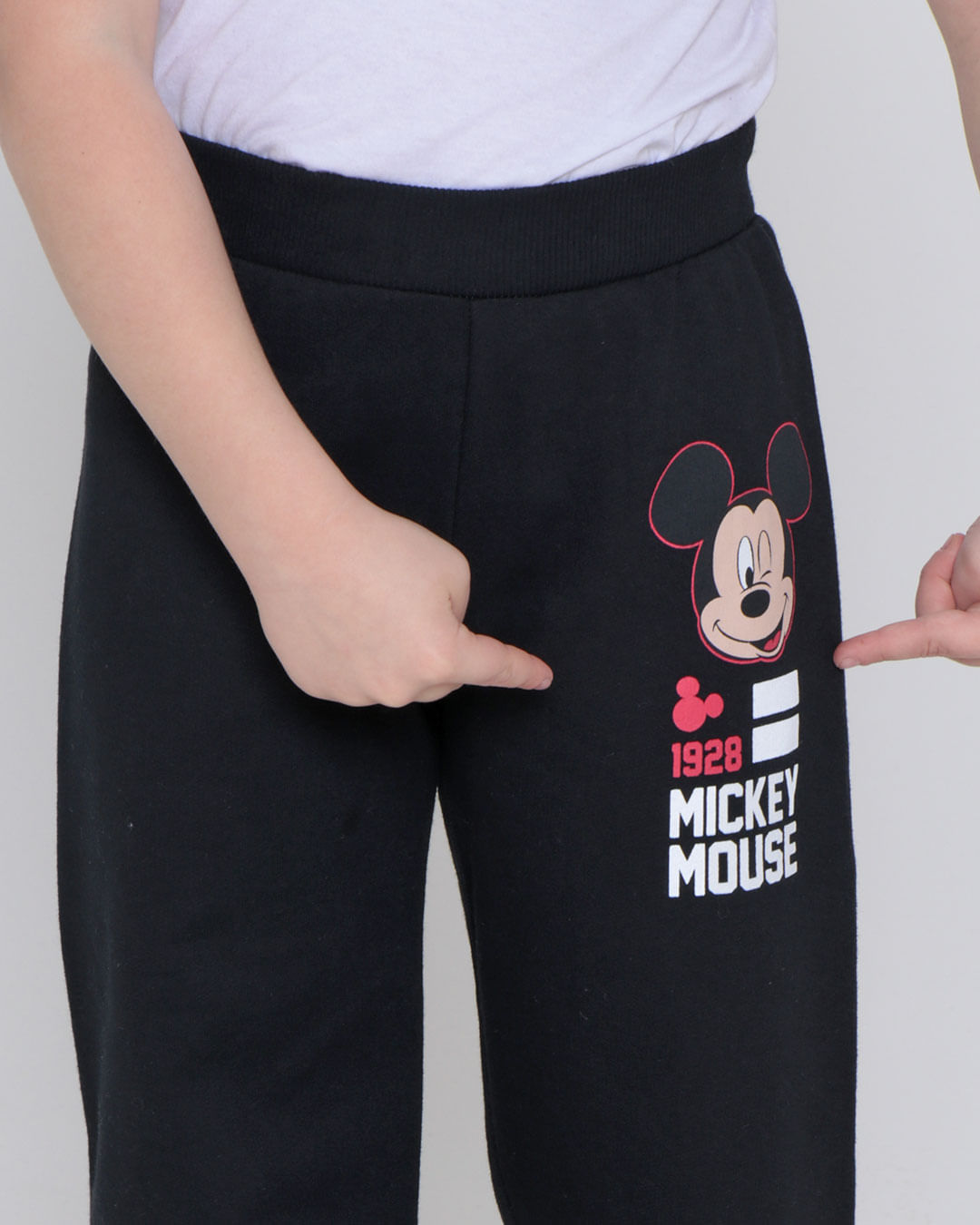Calca-Moletom-Infantil-Jogger-Disney-Mickey-Mouse-Preta