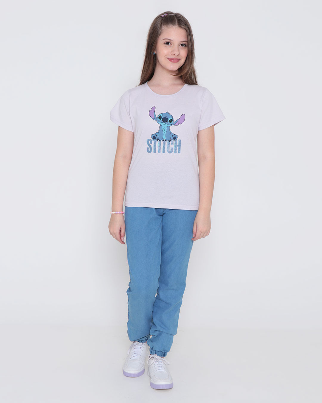 Camiseta-Juvenil-Disney-Stitch-Lilas-Claro