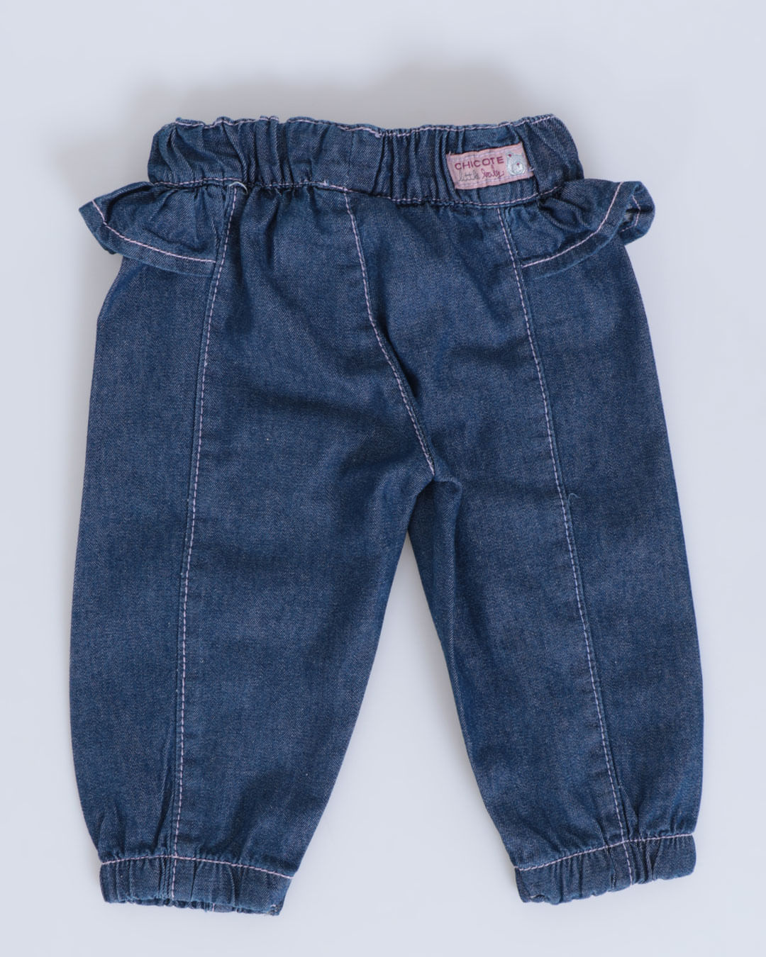 Calca-Jeans-Bebe-Jogger-Babado-Azul-Medio
