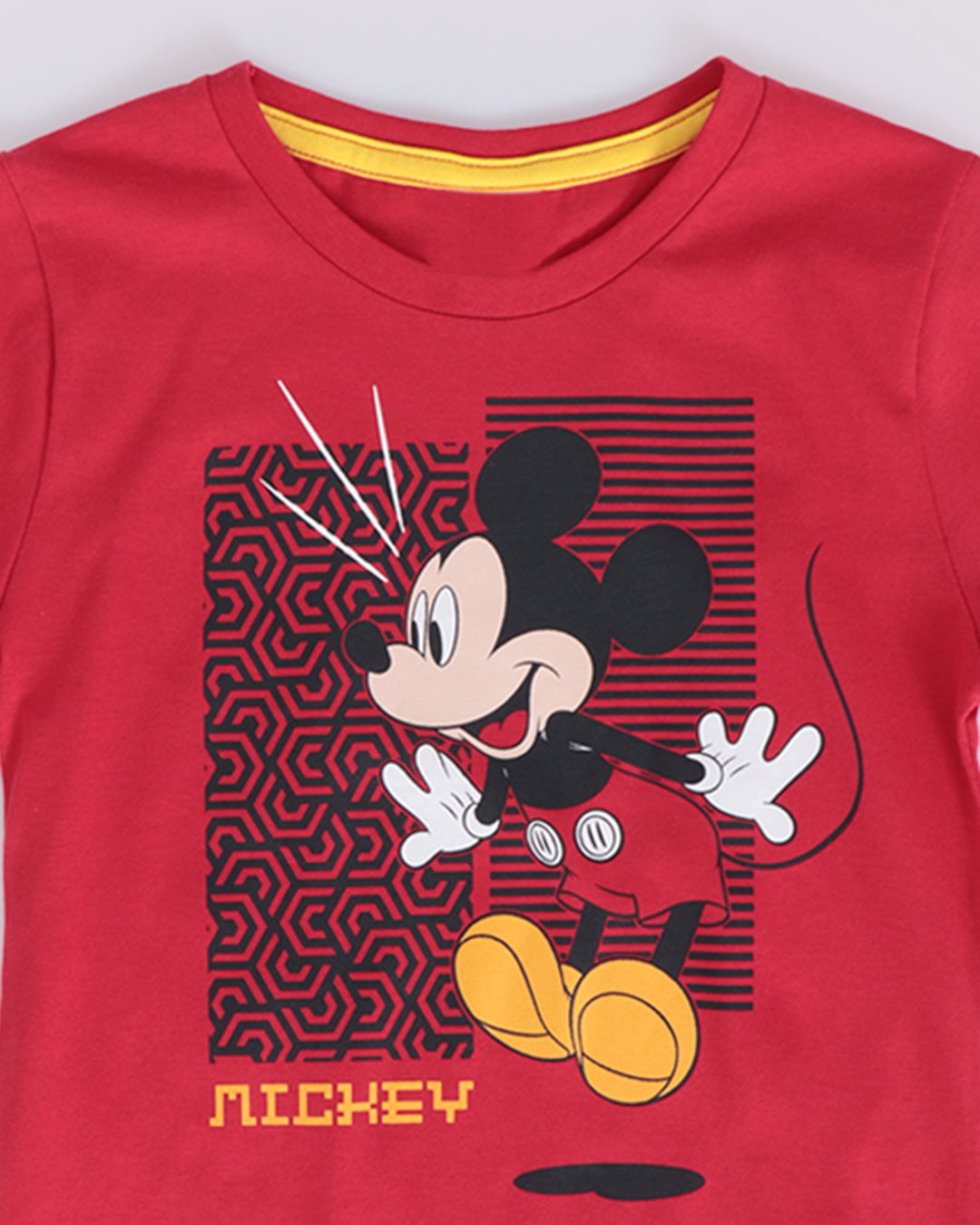 Camiseta-Bebe-Mickey-Mouse-Disney-Vermelha