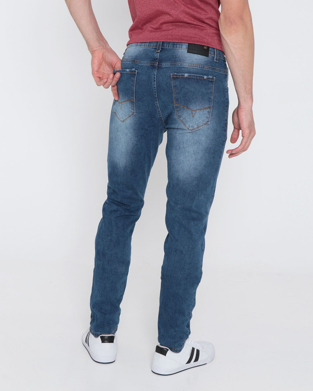 Calca-Jeans-Masculina-Slim-Azul-Medio