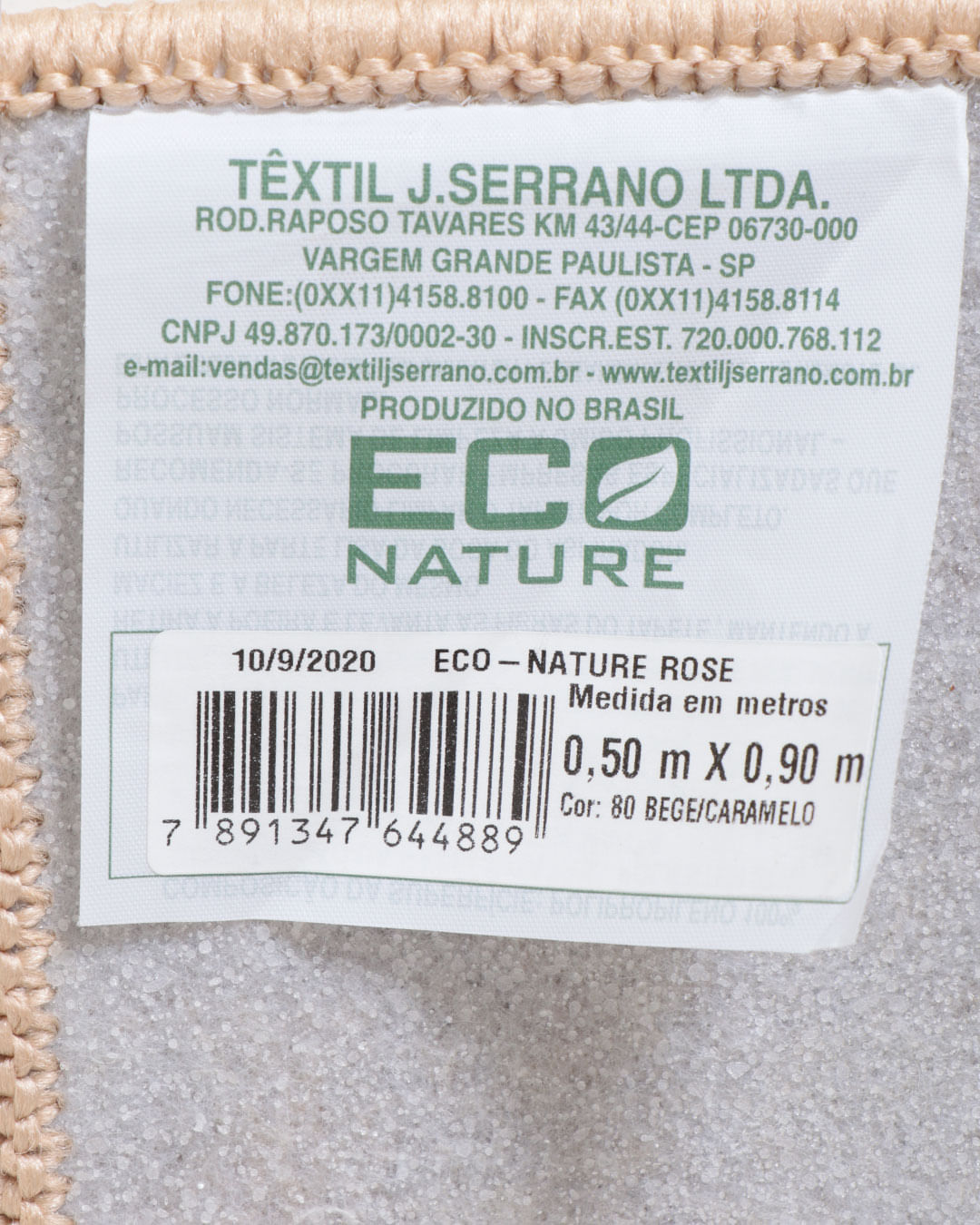 Tapete-50cmx-90cm-Eco-Nature-Floral-Bege-