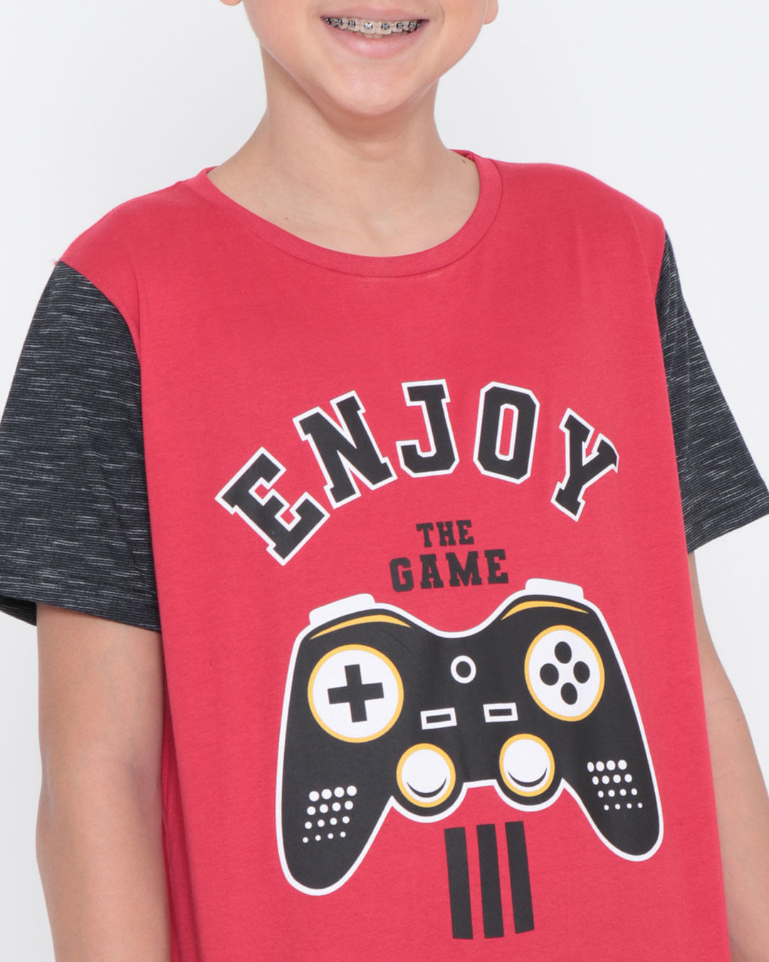 Camiseta-Juvenil-Enjoy-Game-Vermelha