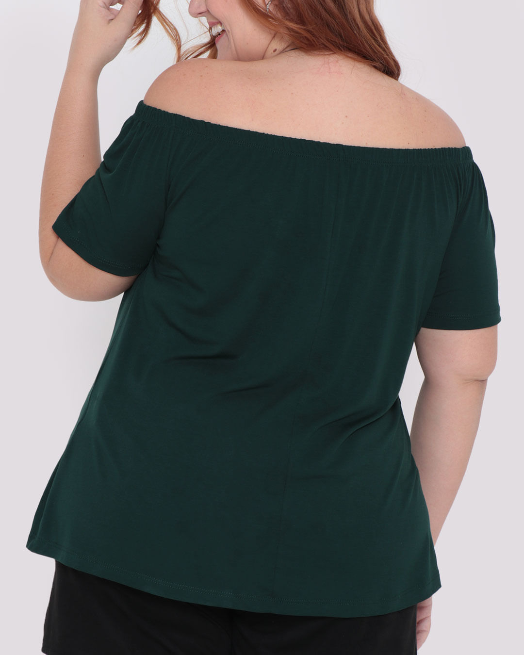 Blusa-Feminina-Plus-Size-Ciganinha-Verde-Escuro