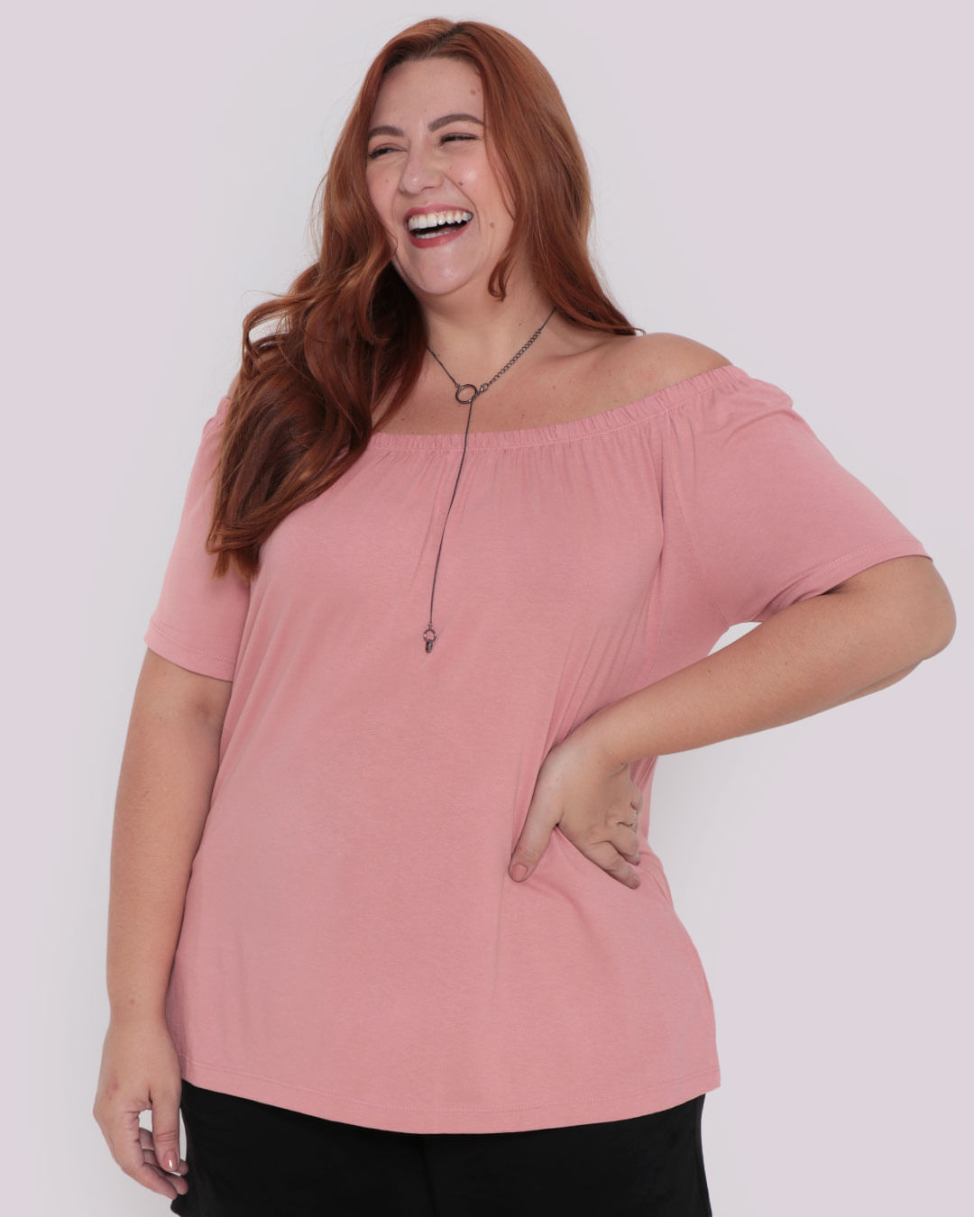 Blusa-Feminina-Plus-Size-Ciganinha-Rosa-Claro