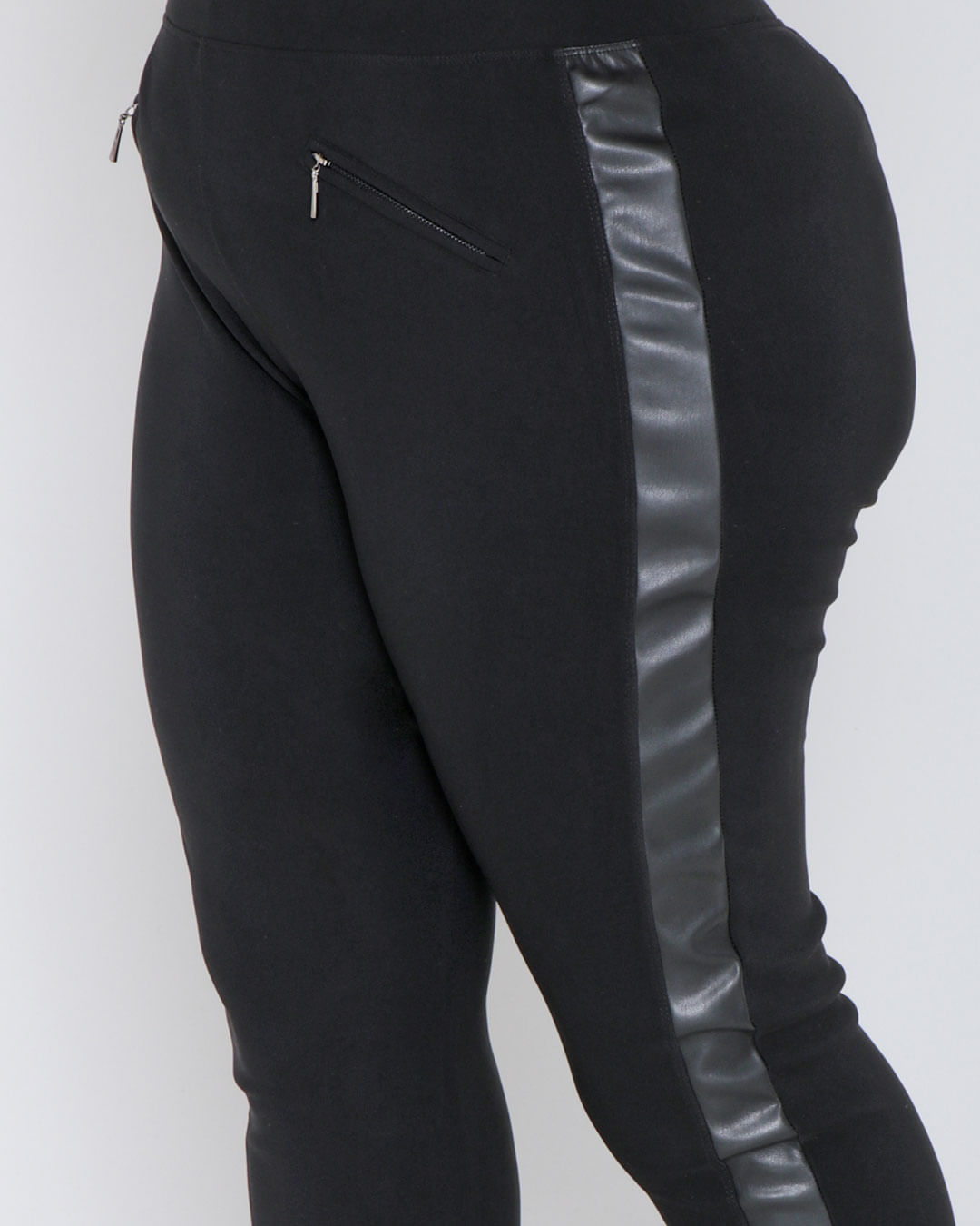 Calca-Legging-Feminina-Plus-Size-Recorte-Preta