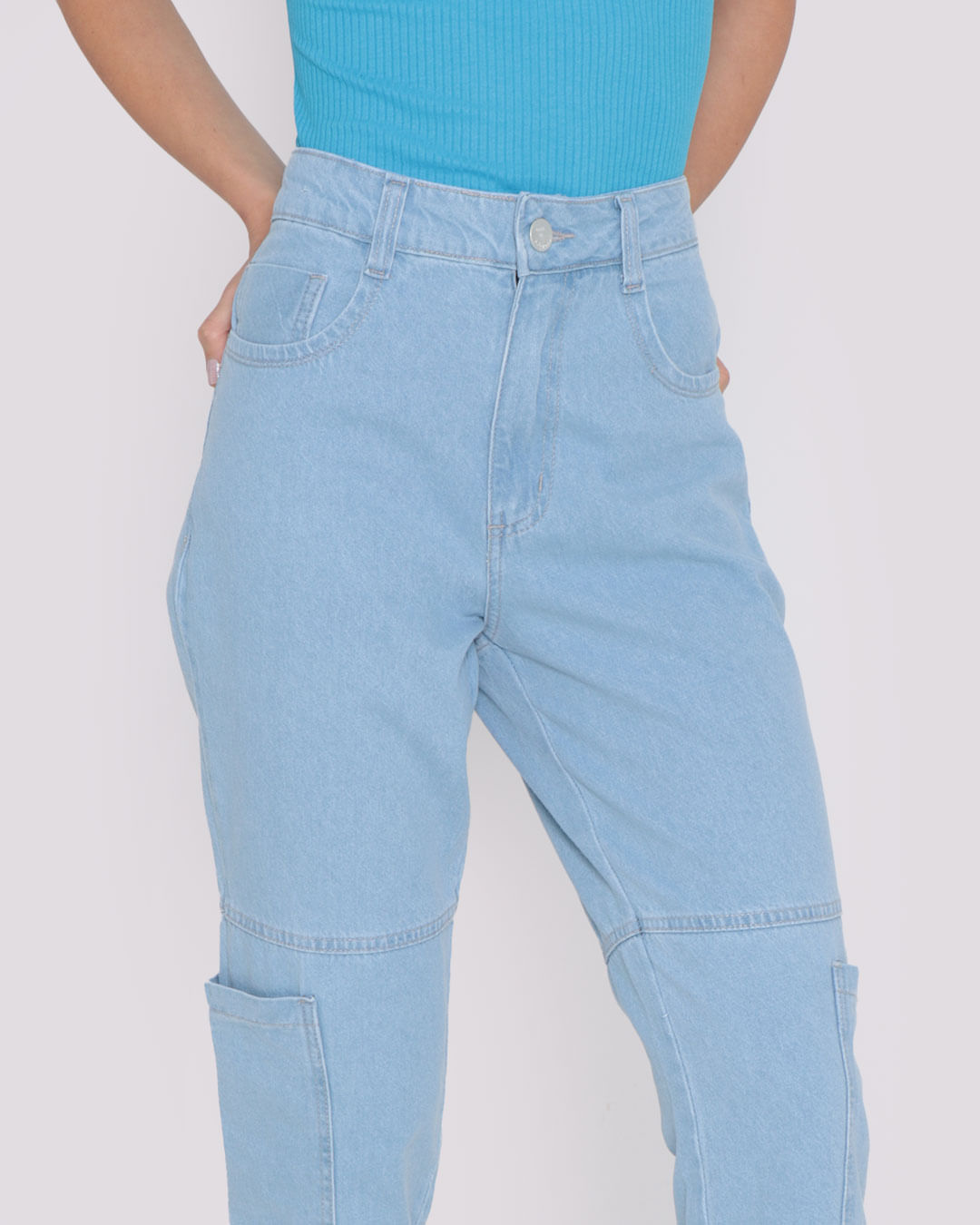 Calca-Jeans-Feminina-Biotipo-Cargo-Azul-Claro