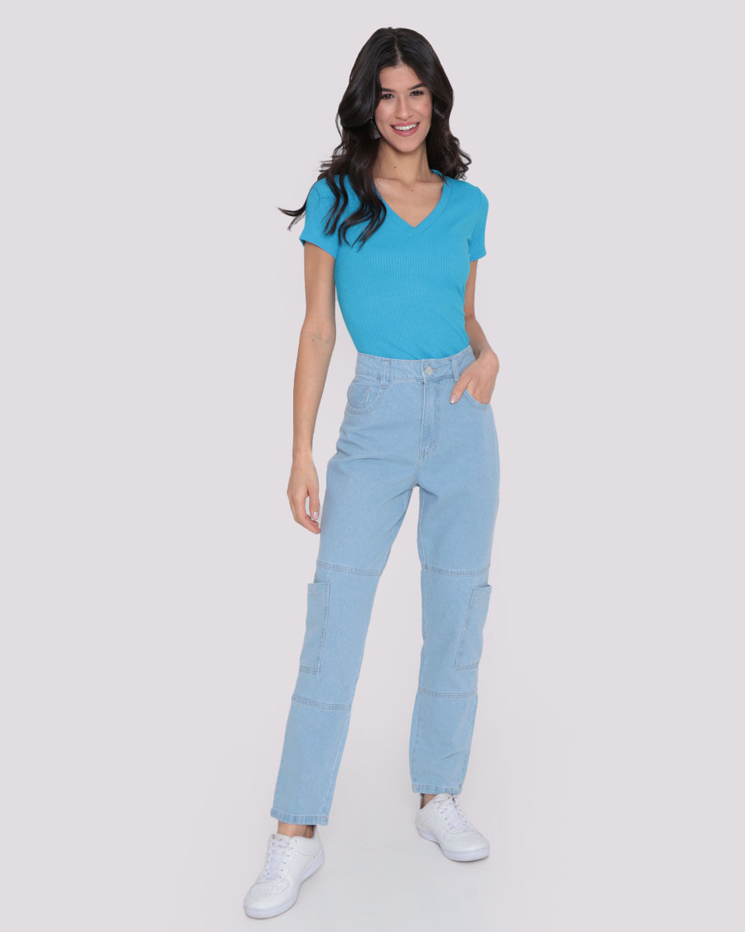 Calca-Jeans-Feminina-Biotipo-Cargo-Azul-Claro