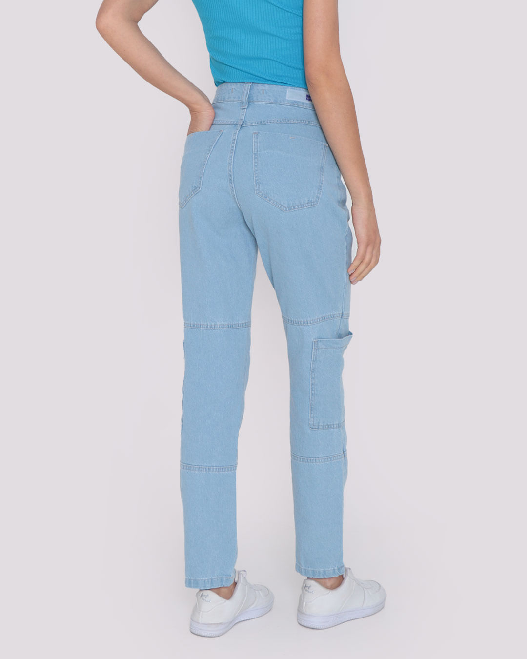 Calca-Jeans-Feminina-Biotipo-Cargo-Azul-Claro