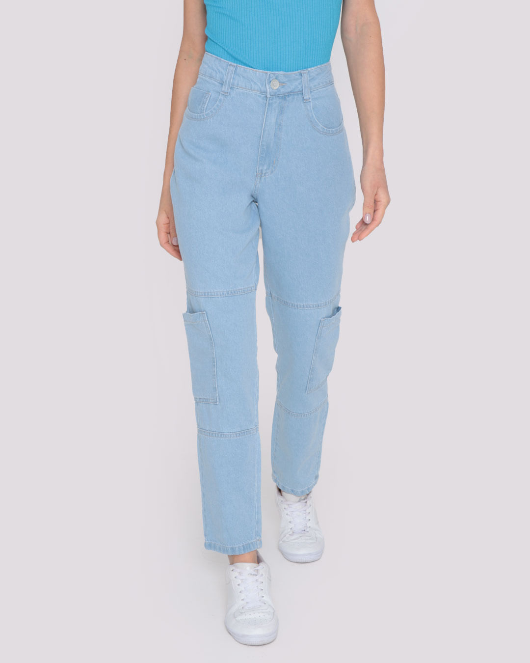 Calca-Jeans-Feminina-Biotipo-Cargo-Azul-Claro