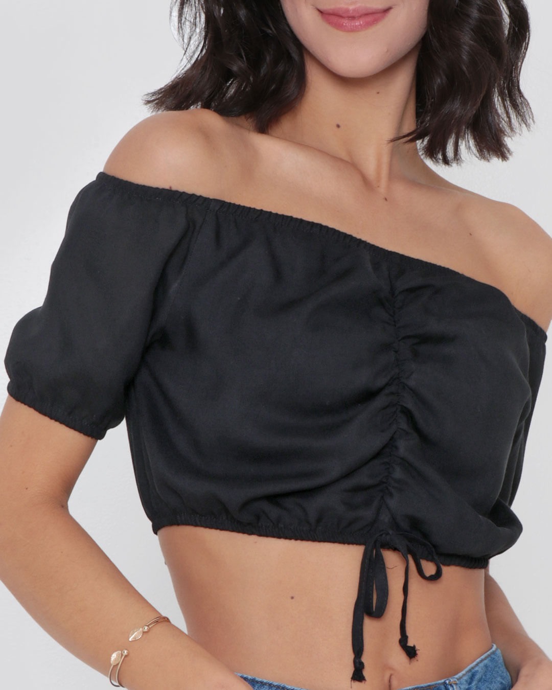 Blusa-Feminina-Cropped-Coulisse-Ciganinha-Preta