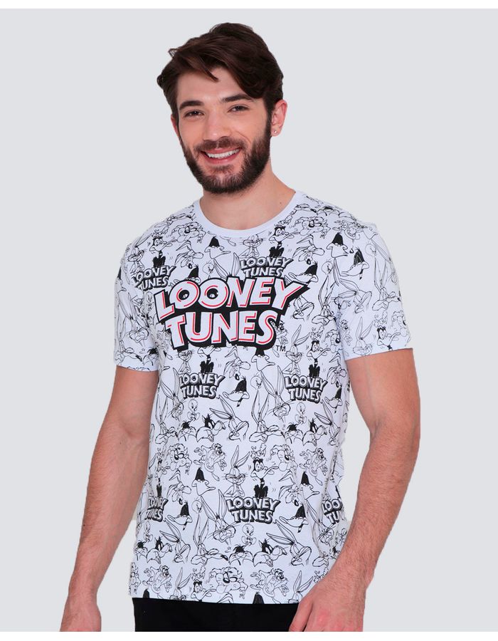 Camiseta-Looney-Tunes-Warner-Branca