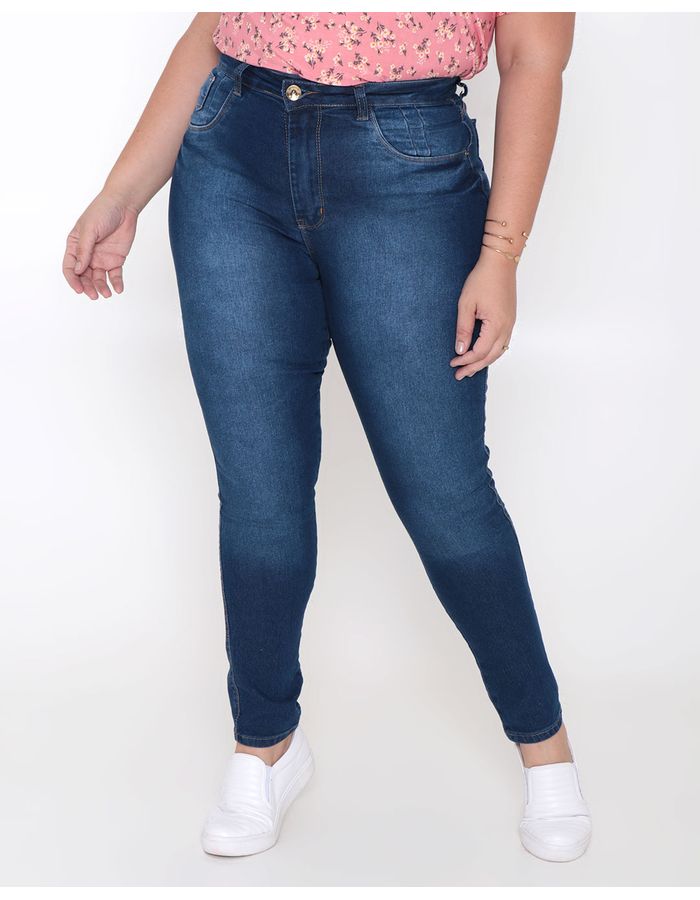 Calca-Jeans-Plus-size-Feminina-Skinny-Azul