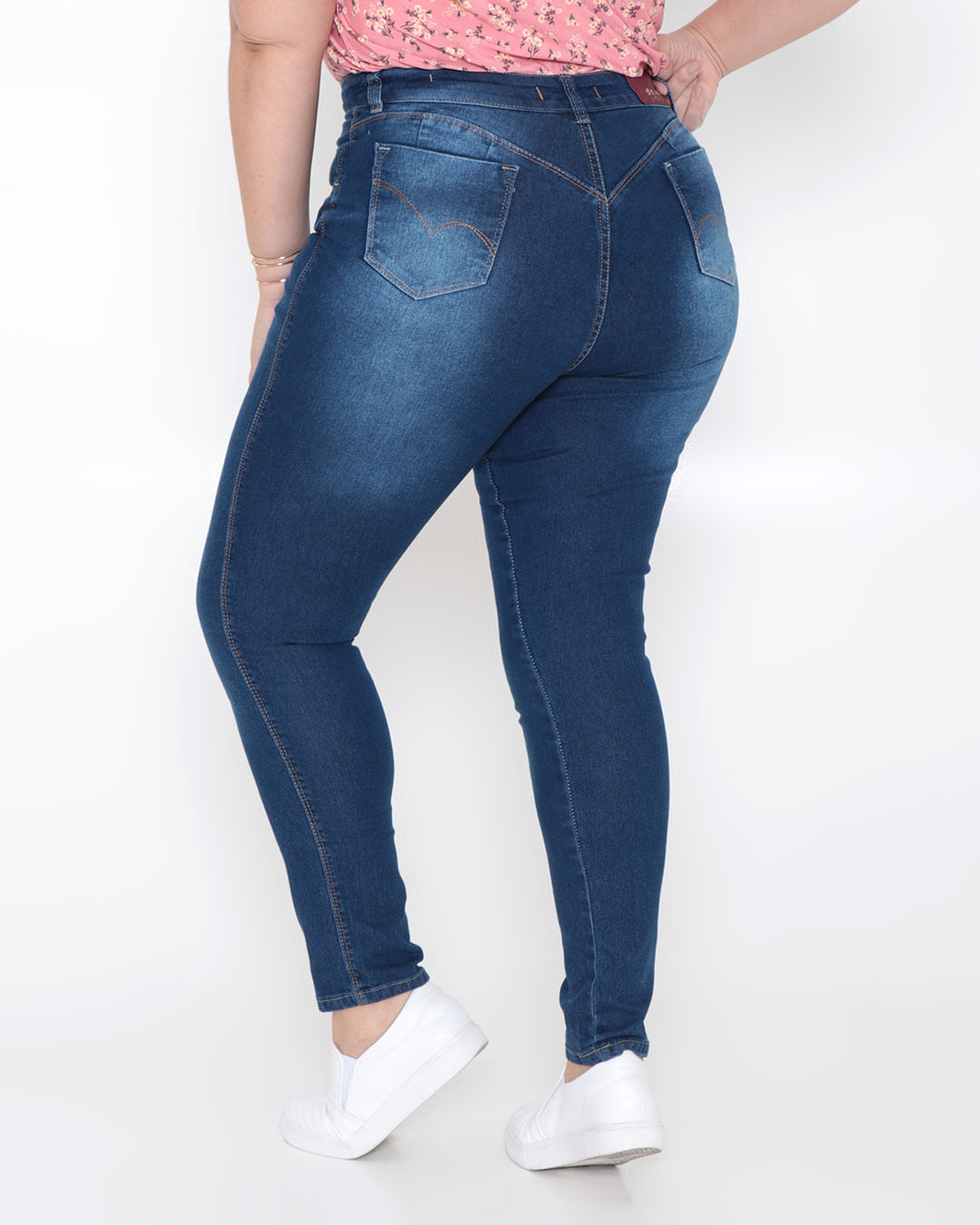 Calca-Jeans-Plus-size-Feminina-Skinny-Azul