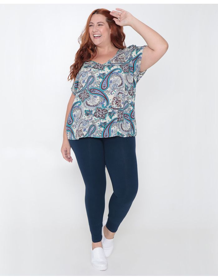 Calca-Legging-Feminina-Plus-Size-Basica-Marinho